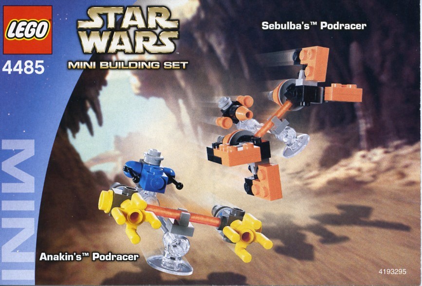 4485 – Sebulba’s Podracer & Anakin’s Podracer