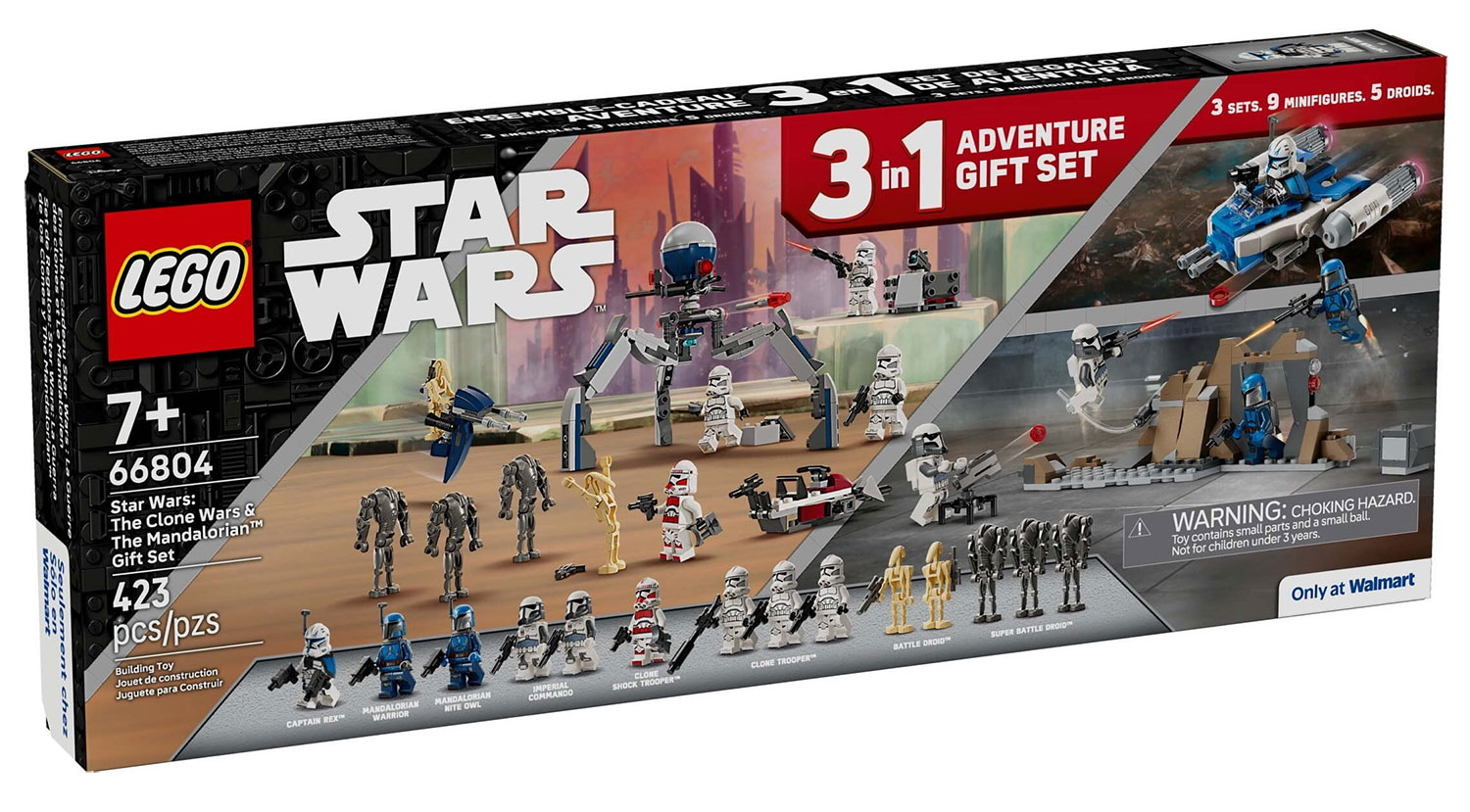 66804 – Star Wars: The Clone Wars and The Mandalorian Gift Set