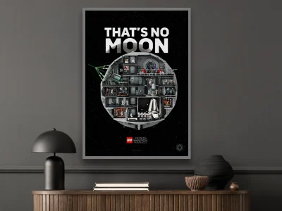 El póster «That’s no Moon» ya disponible para LEGO Insiders